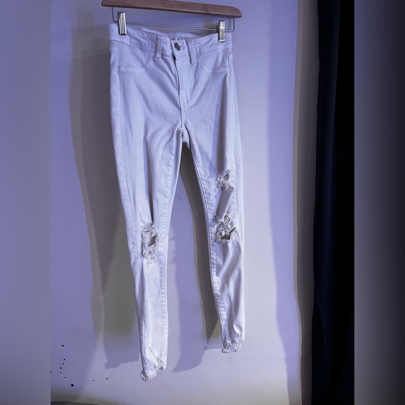 Ripped white jeans American eagle - Picture 1 of 3